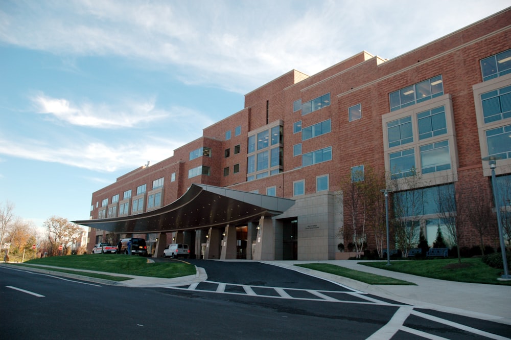 The exterior of a modern private hospital