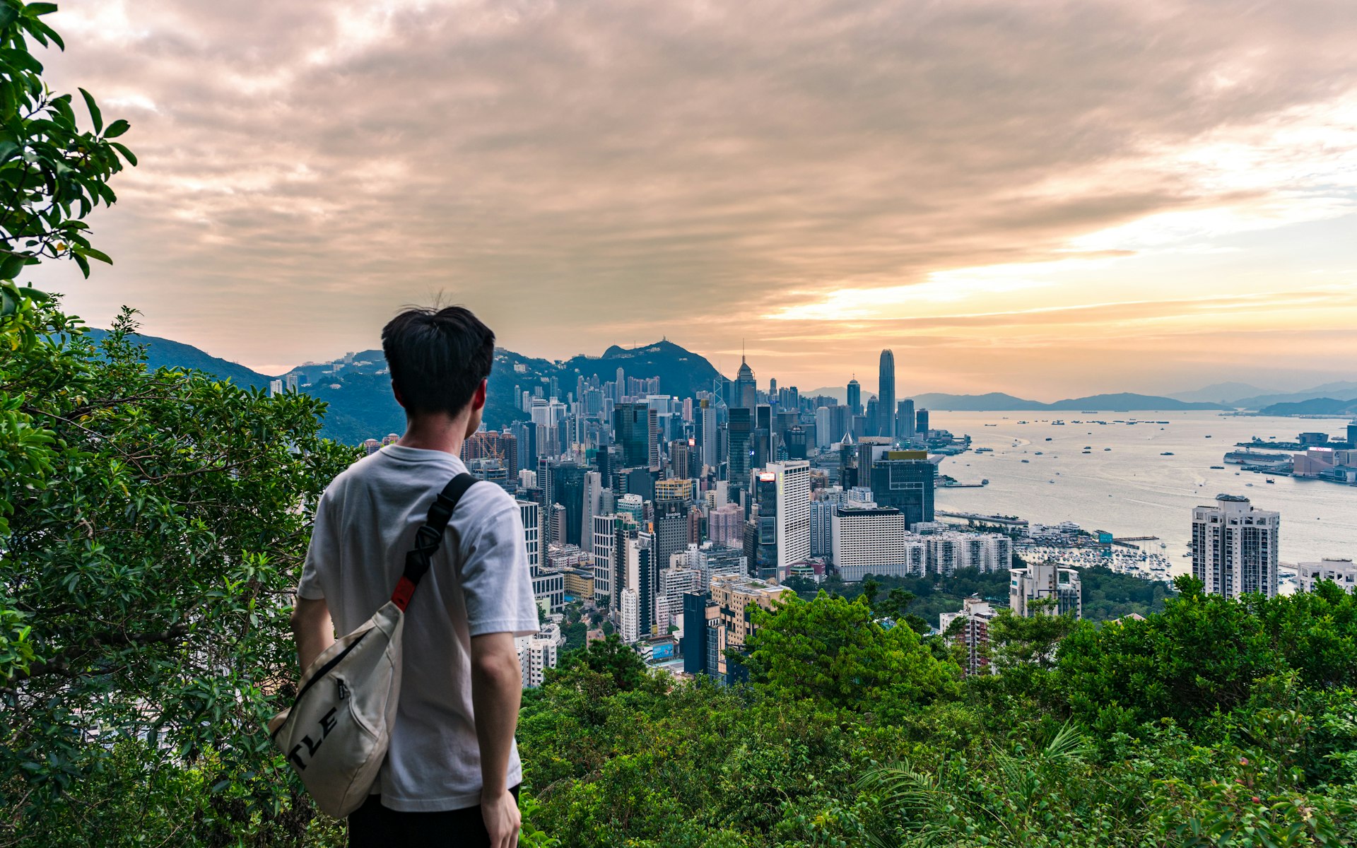 Hong Kong cityscape and waterfront