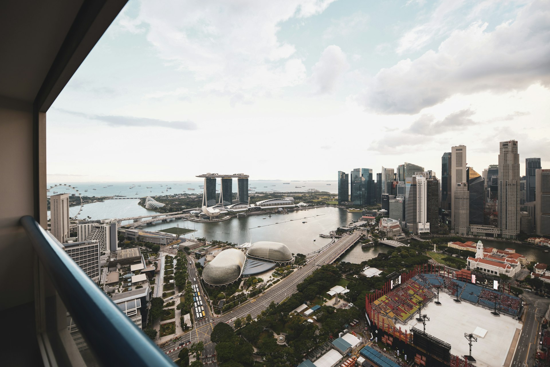 Singapore urban destination view