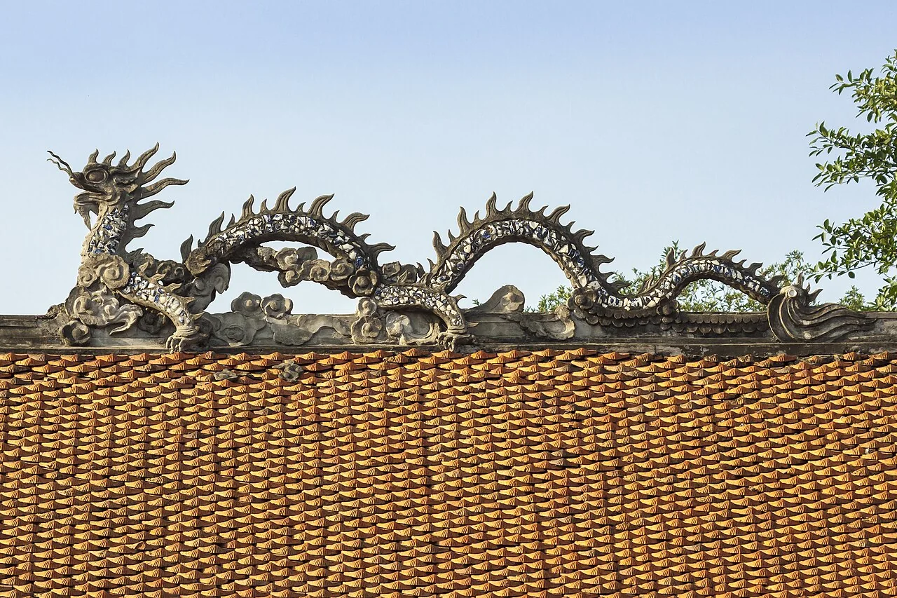 Vietnam temple roof